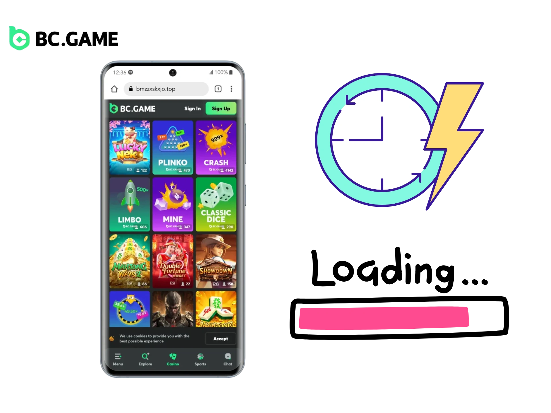 Instant Load Time